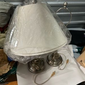 Pottery Barn Chelsea Table Lamps 25 Nickel